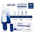 Kit de dépistage salivaire 6-en-1 OKLAIR, boîte 1 test